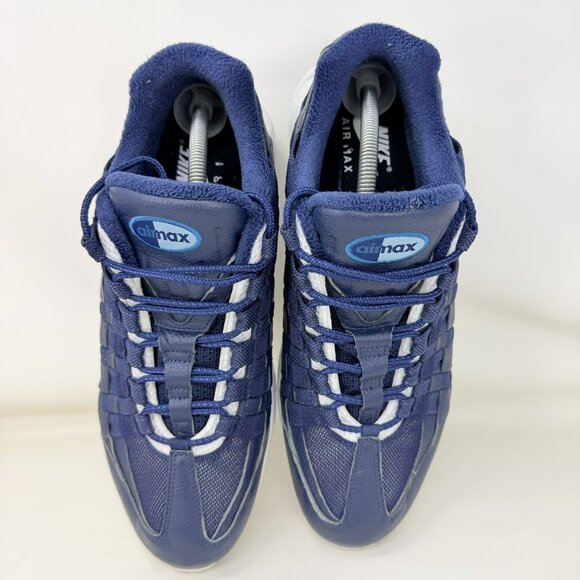 Nike By You ID Air Max 95 Woven Running Shoes Blue White Men\'s Size 77 main image 6